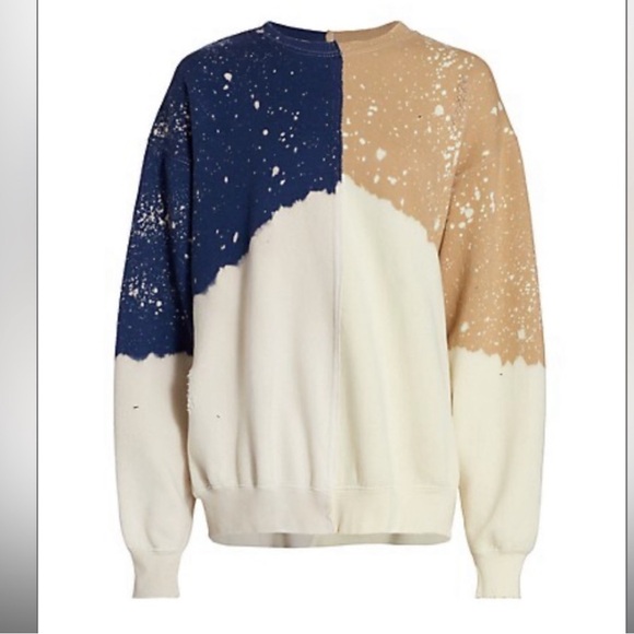 NWT LA DETRESSE Malibu tan blue tie dye acid dye set size small - Picture 5 of 16